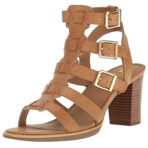White Mountain Gemmy Leather Open Toe Casual Strappy Sandals Women's
